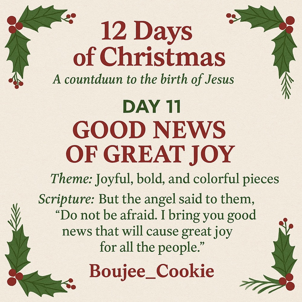 Day 11 of our 12 Days of Christmas! 
12/12/25 5pm CST